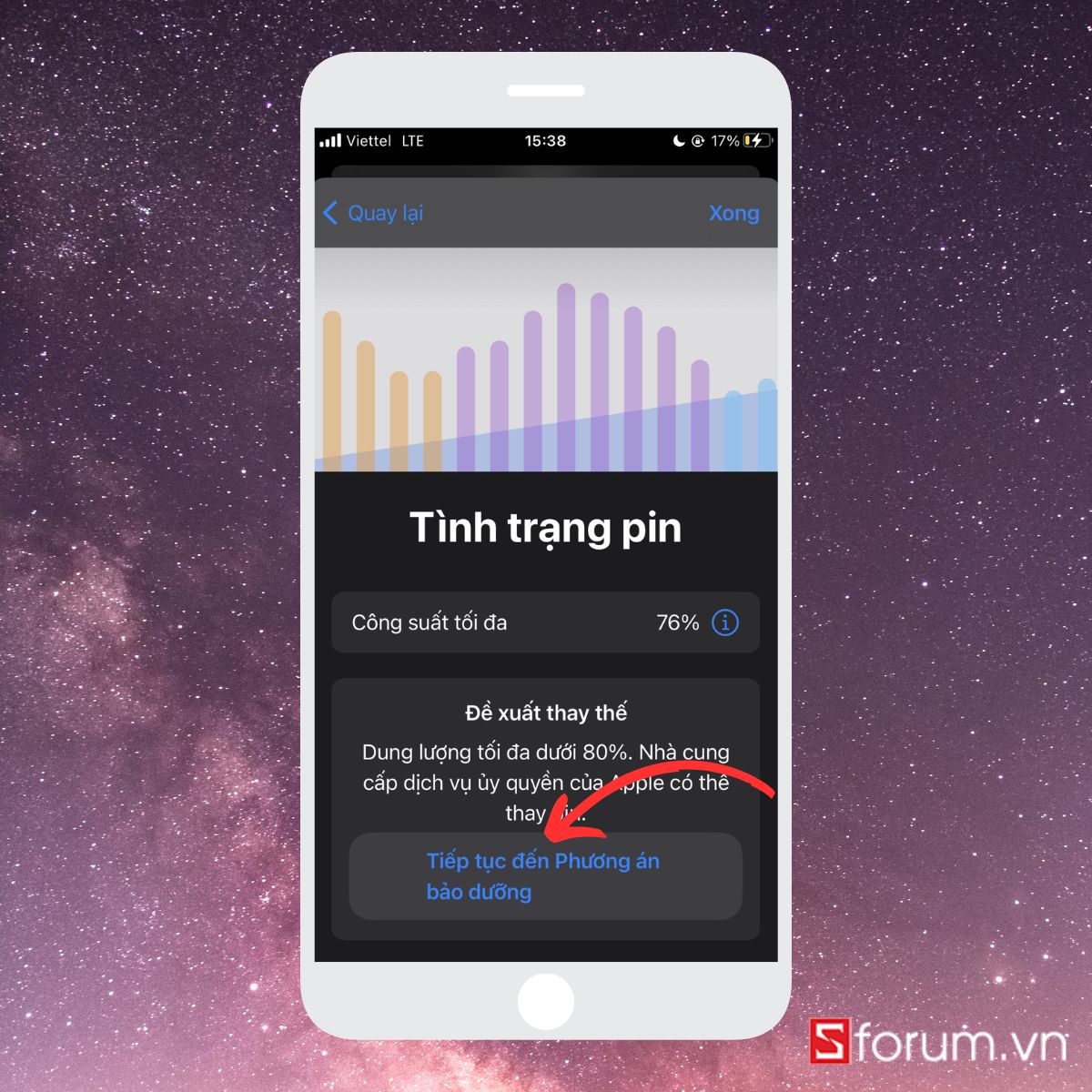 Cách xem tình trạng chai pin iPhone - bước 5