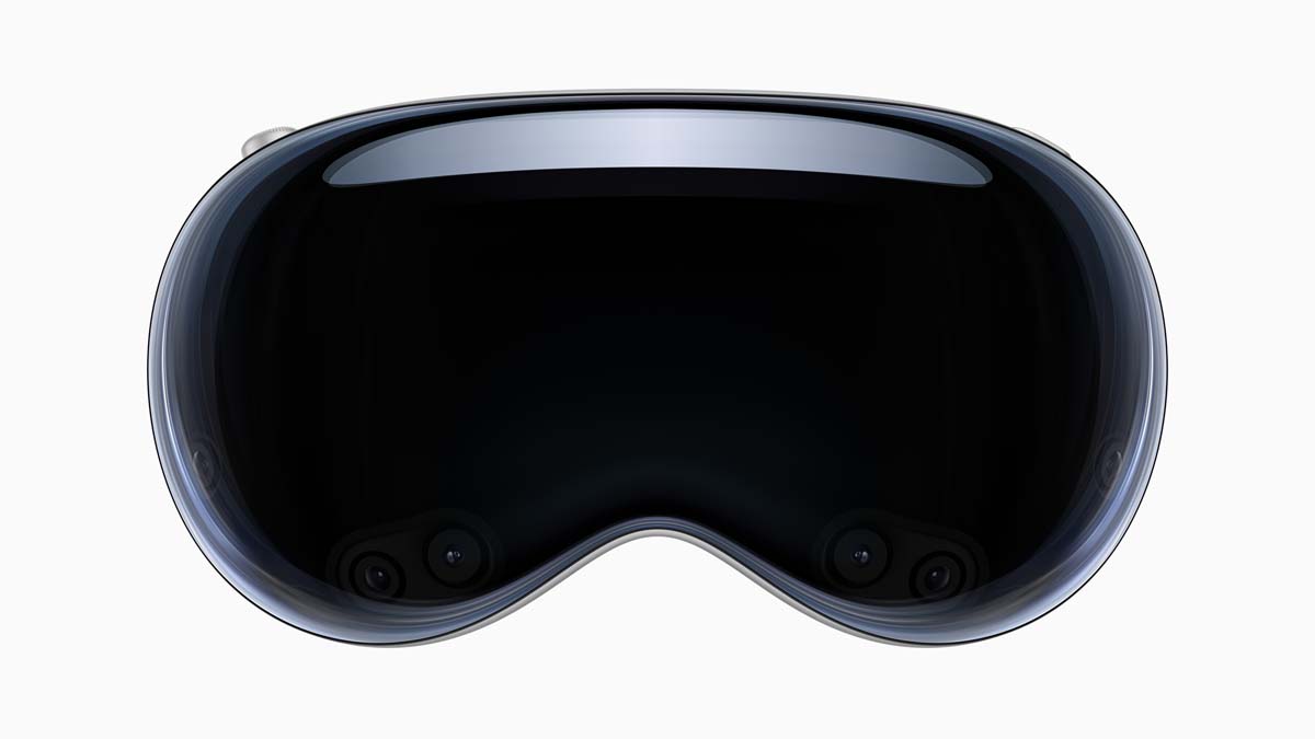 Apple Vision Pro sở hữu mặt trước làm từ kính