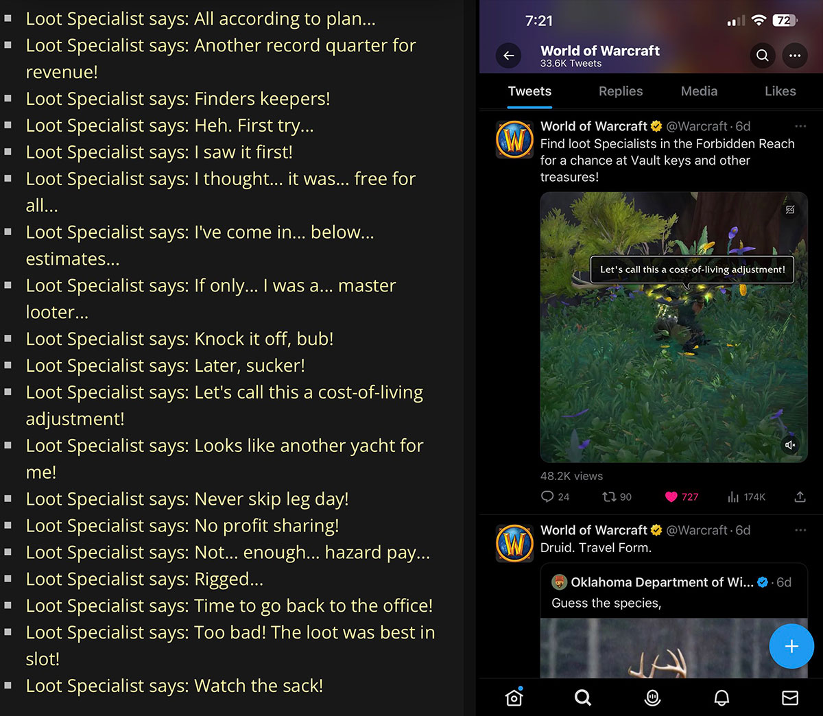 Nhân viên World of Warcraft tố bị đuổi việc vì viết nội dung game khiến lãnh đạo 