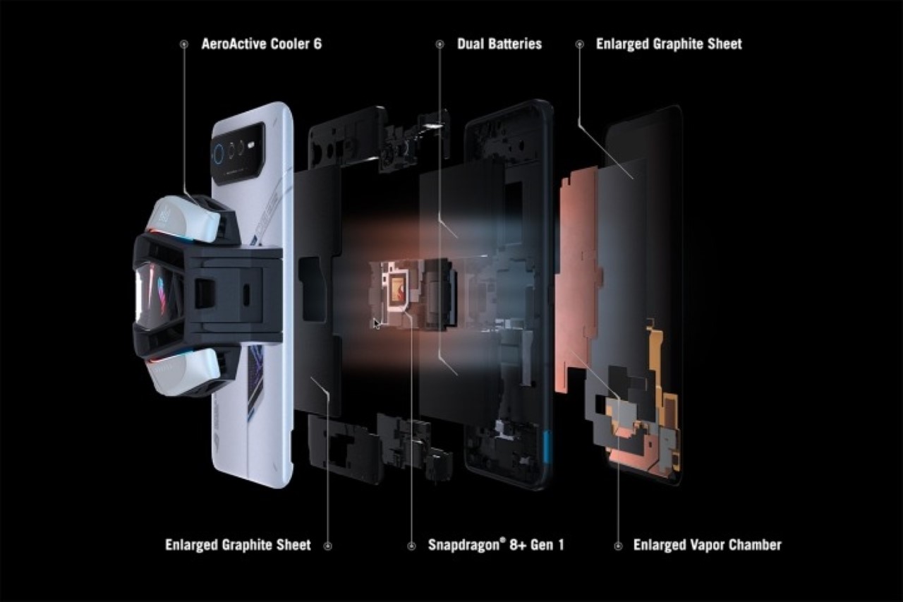ASUS ROG Phone 7 Pro với hệ thống buongf hơi Vapor Chamber