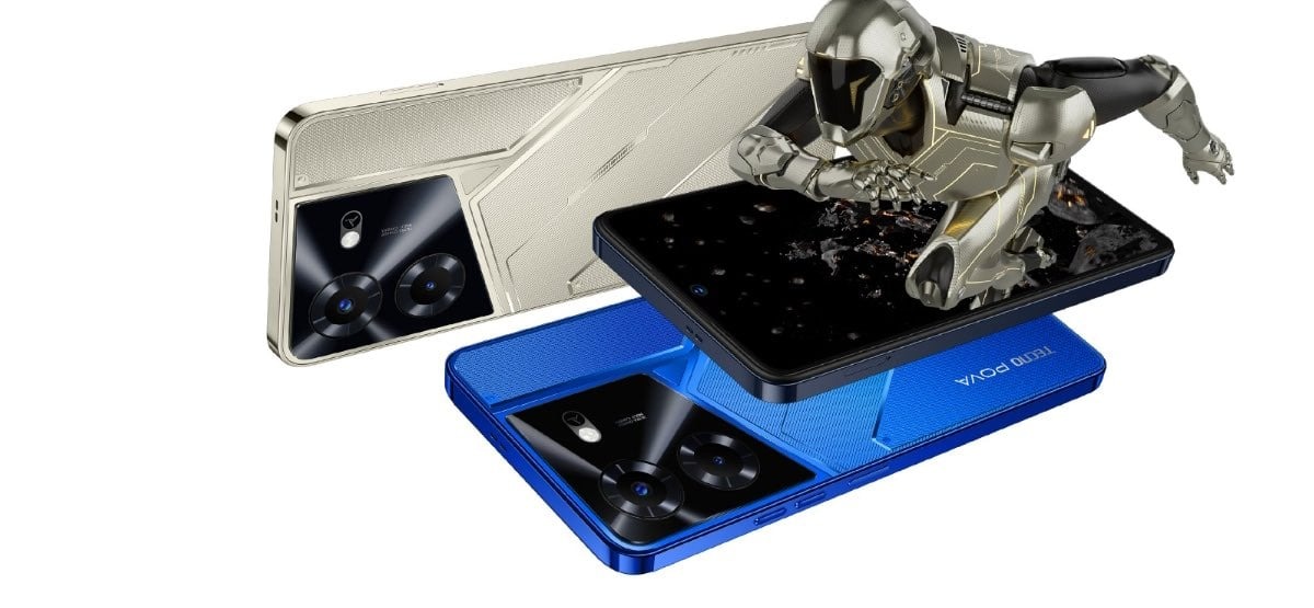 Tecno Pova Neo 3 với thiết kế vuông vắn, sở hữu pin dung lượng khủng lên tới 7000mAh