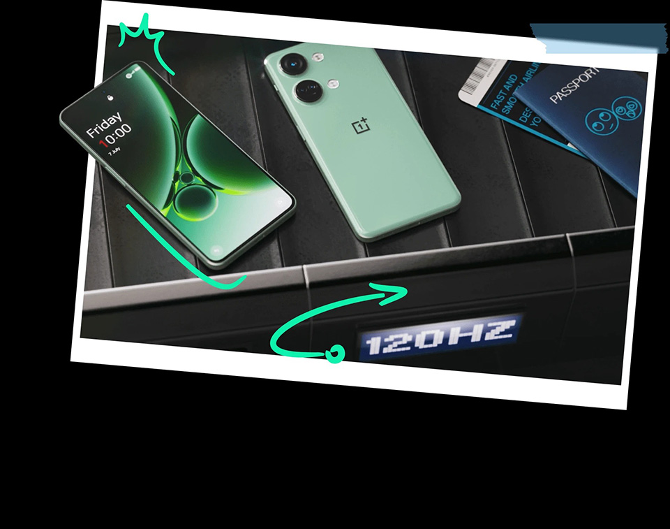OnePlus Nord 3 sở hữu màn hình 120Hz mượt mà