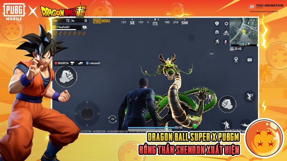 Sự kết hợp tác mới toanh PUBG Mobile x Dragon Ball Super có gì hấp dẫn ?