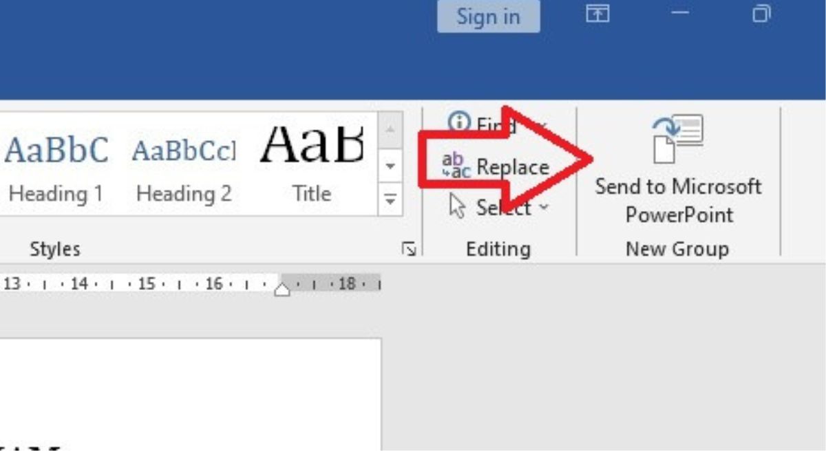 Cách chuyển Word sang Powerpoint 2013, 2016, 2019 bước 5