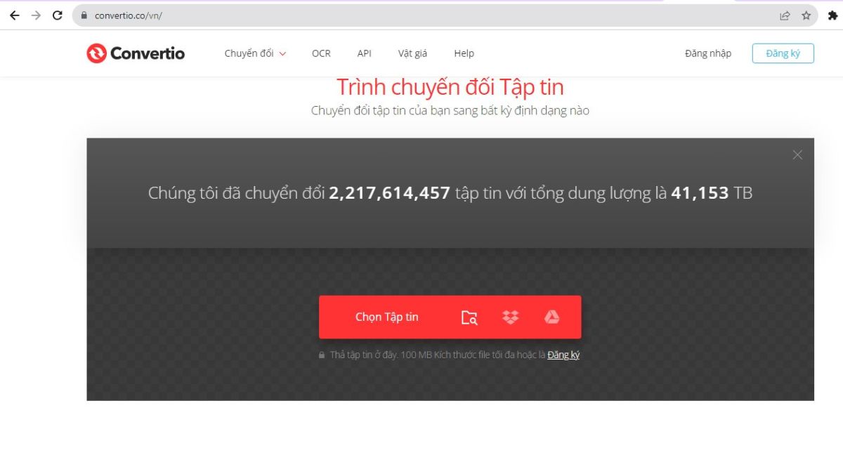 Cách chuyển Word sang Powerpoint bằng Website Convertio bước 2