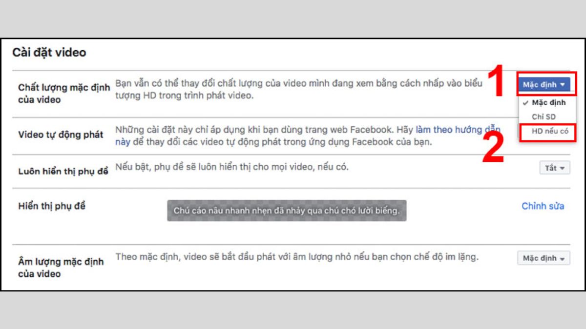 Cách đăng ảnh, video lên Facebook chất lượng HD bước 4