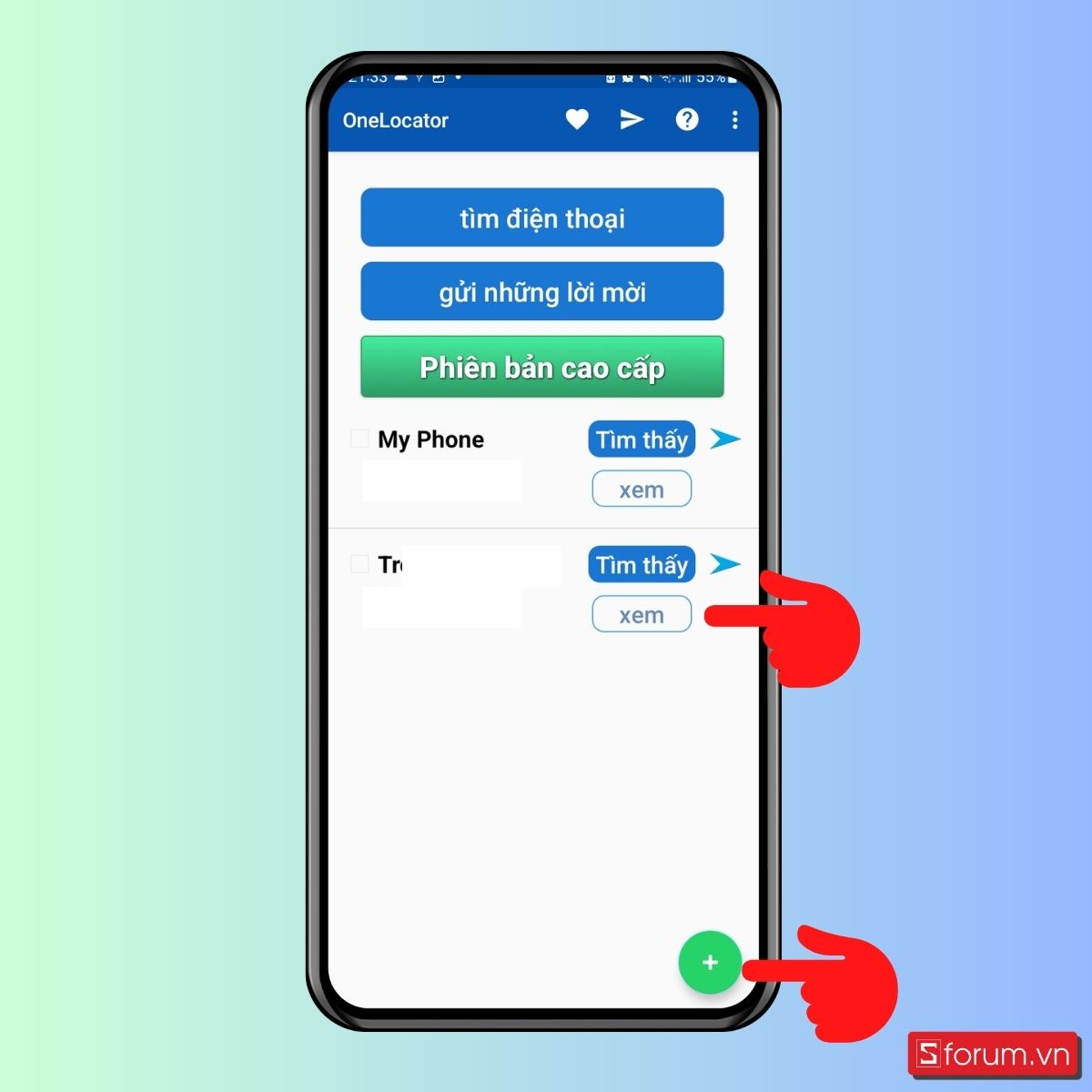 Cách định vị sim điện thoại Viettel của người khác - bước 1