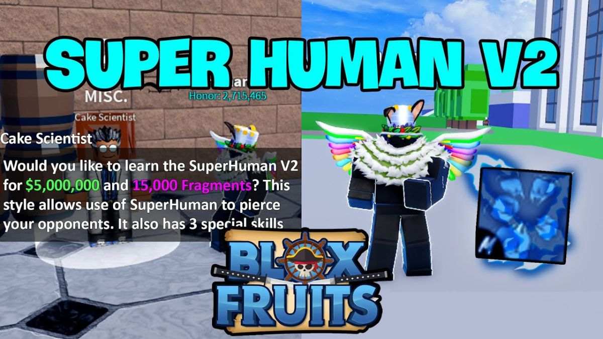 Hướng dẫn cách lấy Superhuman V2 Blox Fruit cực dễ