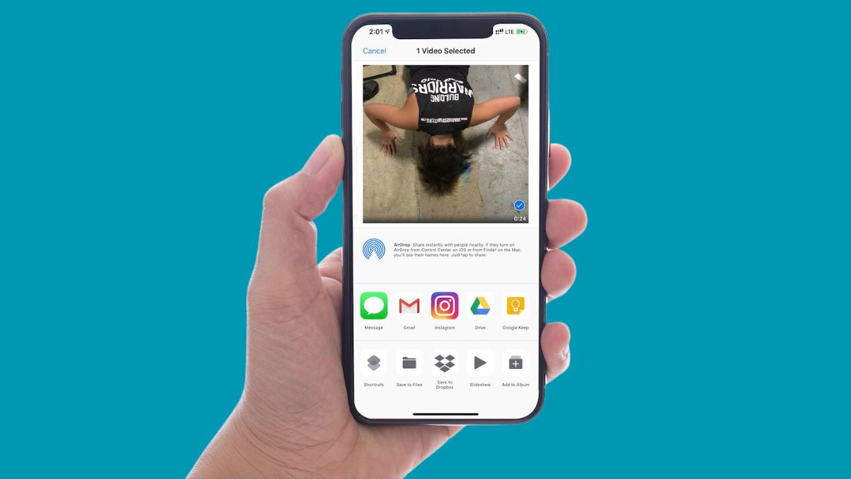 Chia sẻ video dung lượng lớn trên iPhone chỉ với các bước đơn giản