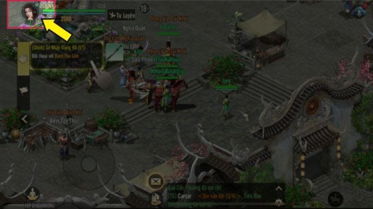 Cách nạp Kiếm Thế Origin trực tiếp trên game bước 1