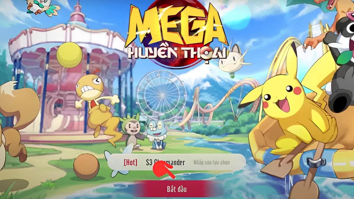 Hướng dẫn cách chơi Mega Huyền Thoại cơ bản cho người mới bước 1 