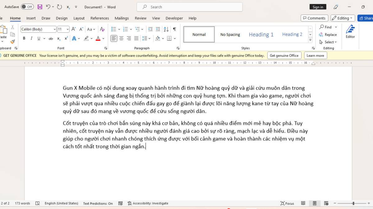 Cách xóa nền trong Word cực đơn giản bằng tính năng Clear All Formatting bước 2