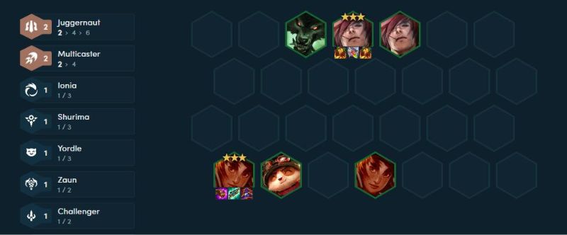 Đội hình Set_Taliyah giữa trận