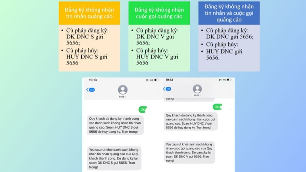 Chặn cuộc gọi rác thông qua website VNCERT