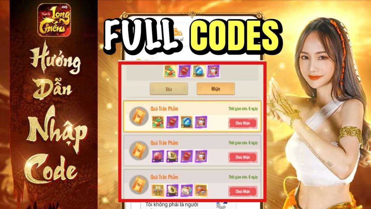 Code Long Chiến Truyền Kỳ mới nhất 2025 | Cách nhập code