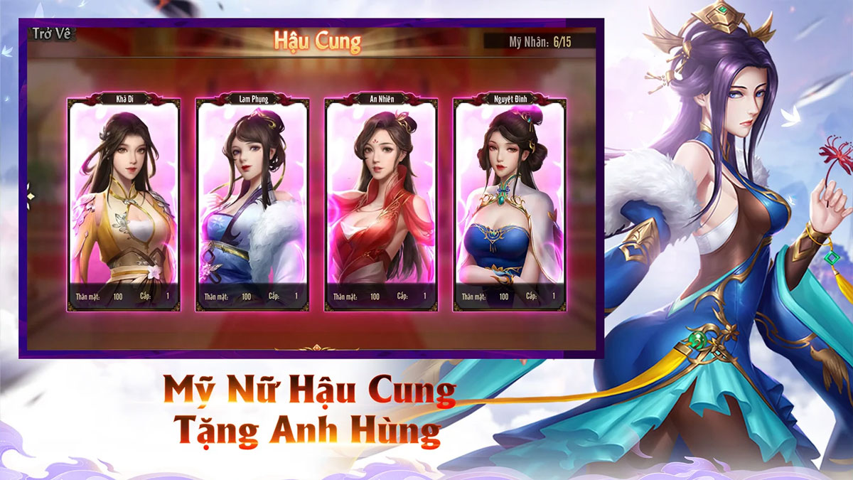 Đa dạng nhân vật 