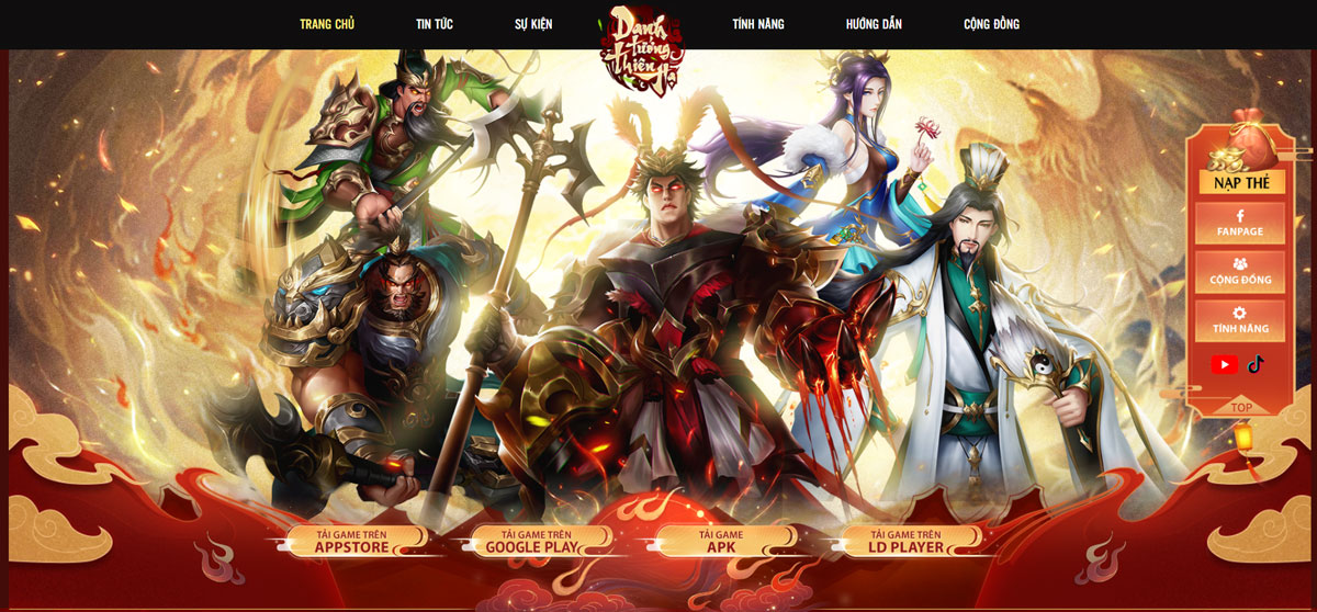 Tải LDPlayer để chơi Danh Tướng Thiên Hạ 