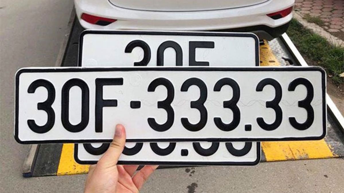 Nghị định tổ chức đấu giá biển số xe ô tô của Bộ Công an