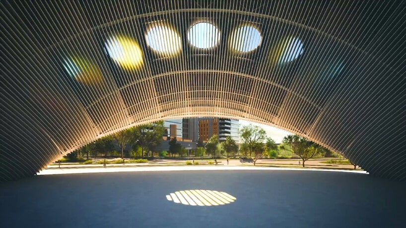 Arco del Tiempo cũng giúp người dân dễ dàng xem giờ nhờ theo dõi chuyển động của Mặt Trời