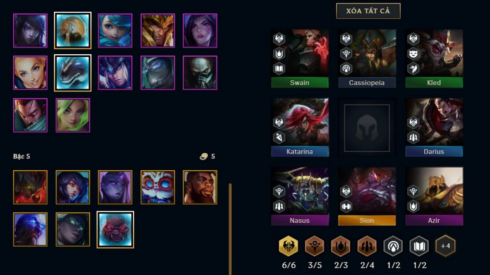 Darius và Katarina carry đội hình reroll hoàn hảo nhất ĐTCL 9