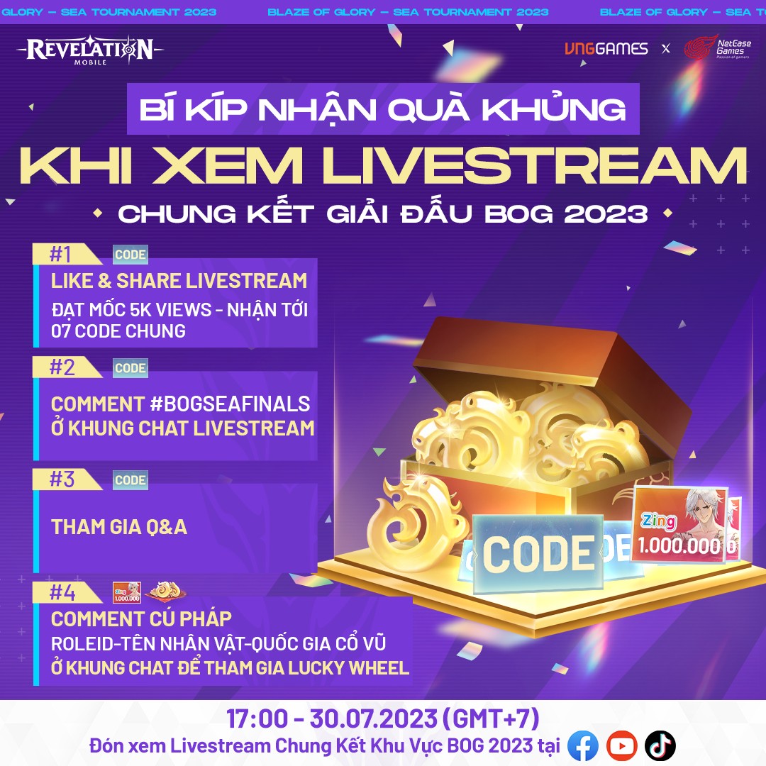 Giải eSports Đông Nam Á của Revelation Thiên Dụ sắp khởi tranh, đem lại quà khủng cho game thủ