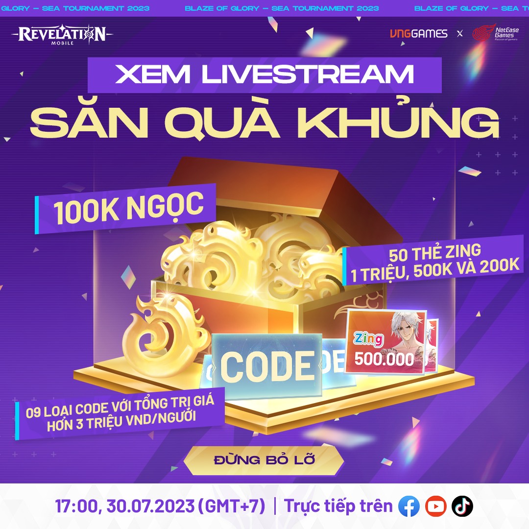 Giải eSports Đông Nam Á của Revelation Thiên Dụ sắp khởi tranh, đem lại quà khủng cho game thủ