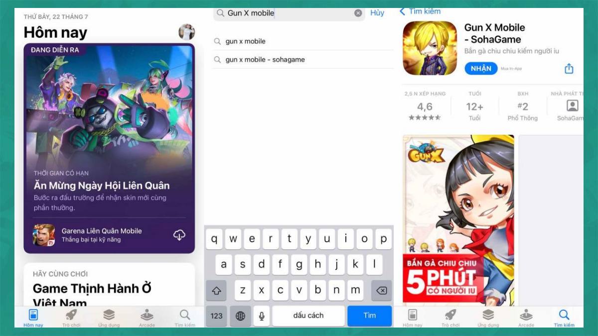Cách tải Gun X Mobile trên iOS