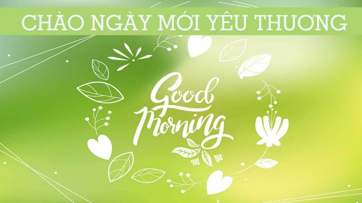 Hình ảnh chúc ngày mới đầy yêu thương