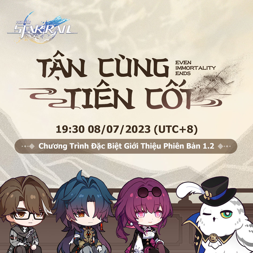 Honkai: Star Rail công bố lịch stream giới thiệu phiên bản 1.2 - Tận Cùng Tiên Cốt