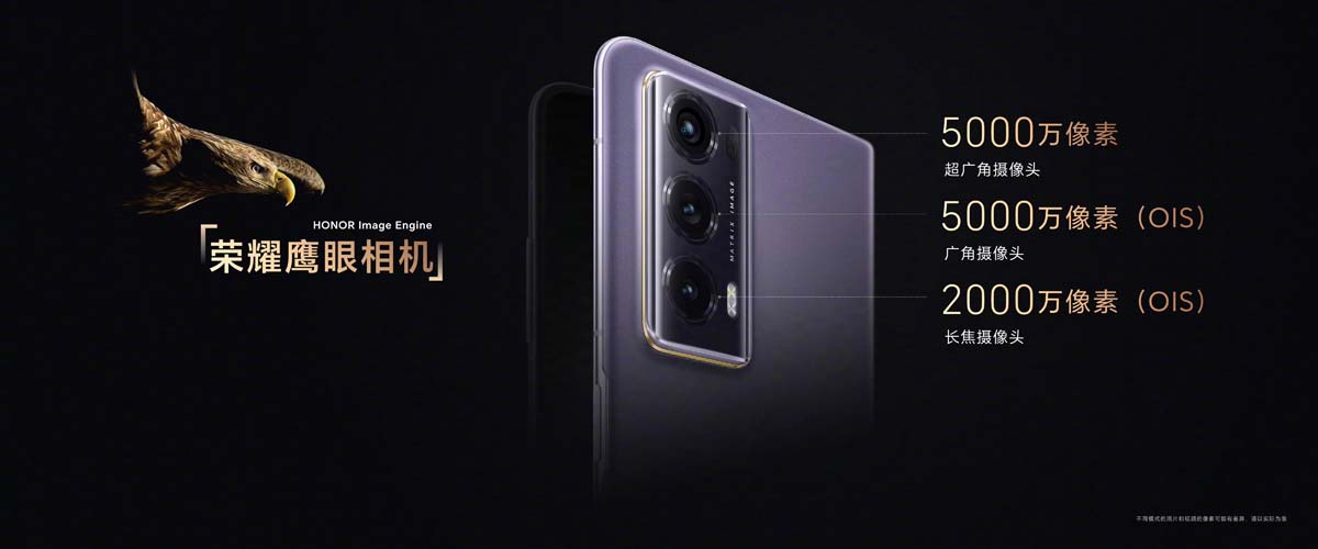 Bộ ba camera trên Honor Magic V2