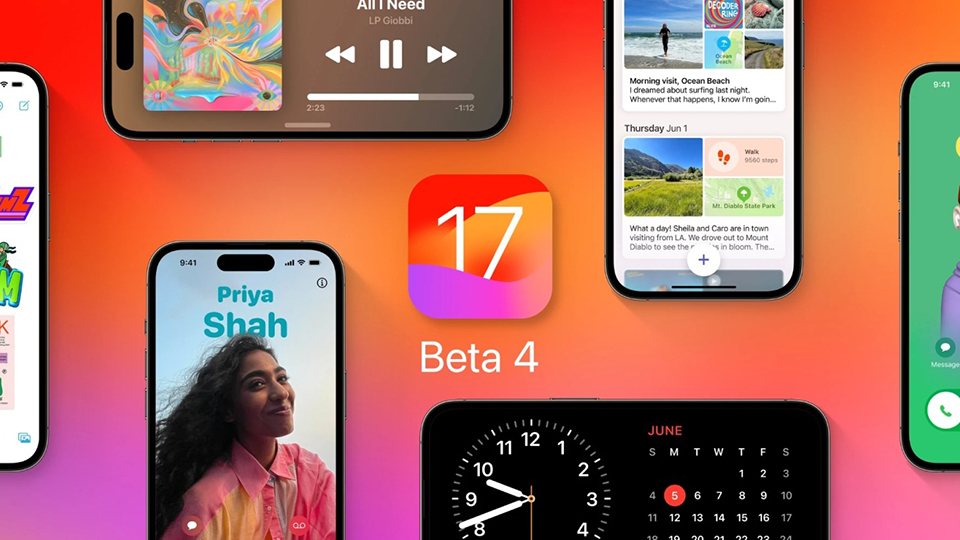 Apple phát hành iOS 17 beta 4