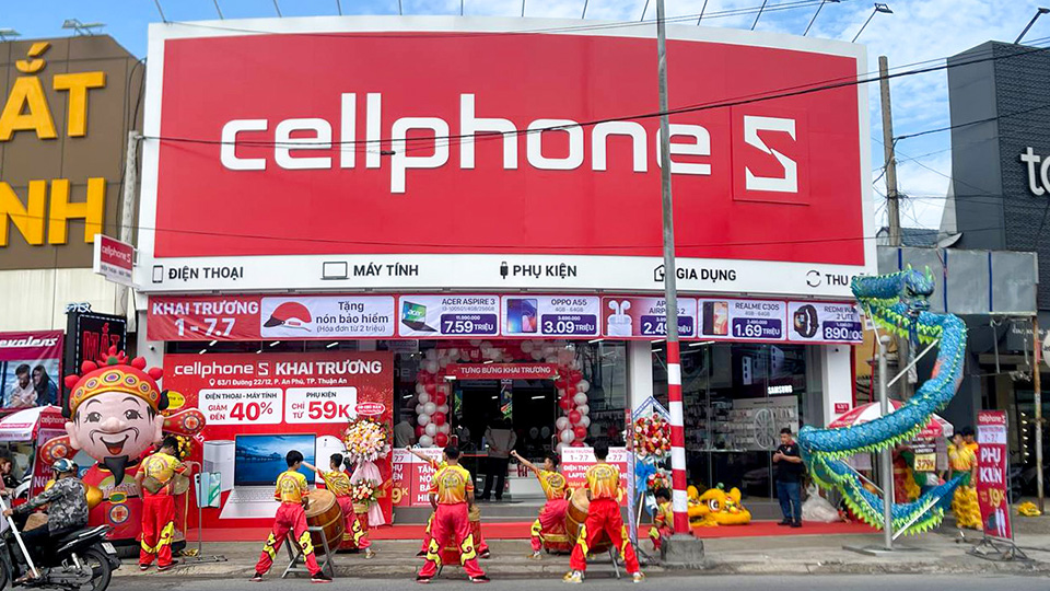 CellphoneS khai trương cửa hàng mới tại Thuận An, Bình Dương
