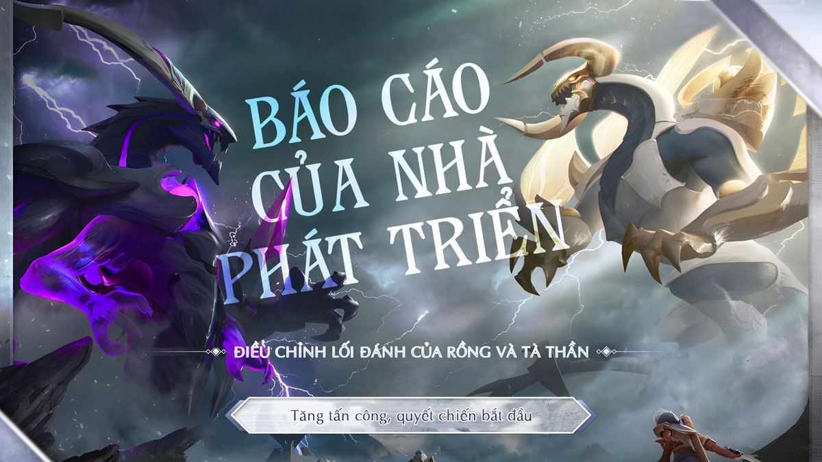 Garena thay đổi cơ chế Rồng và Tà Thần 