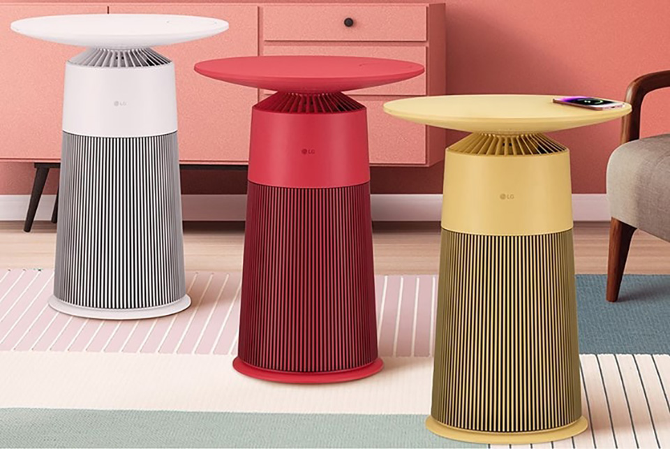 Bộ ba máy lọc không khí LG Puricare Aero Furniture