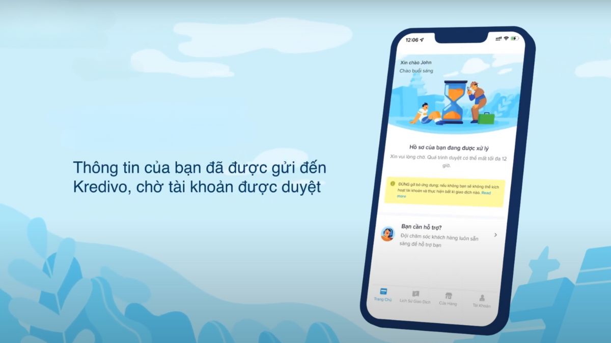 Đăng ký tài khoản Kredivo trên điện thoại 2