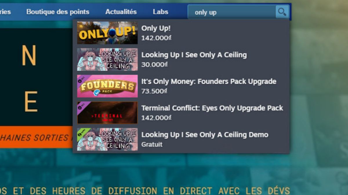Cách tải Only Up trên máy tính bằng Steam đơn giản