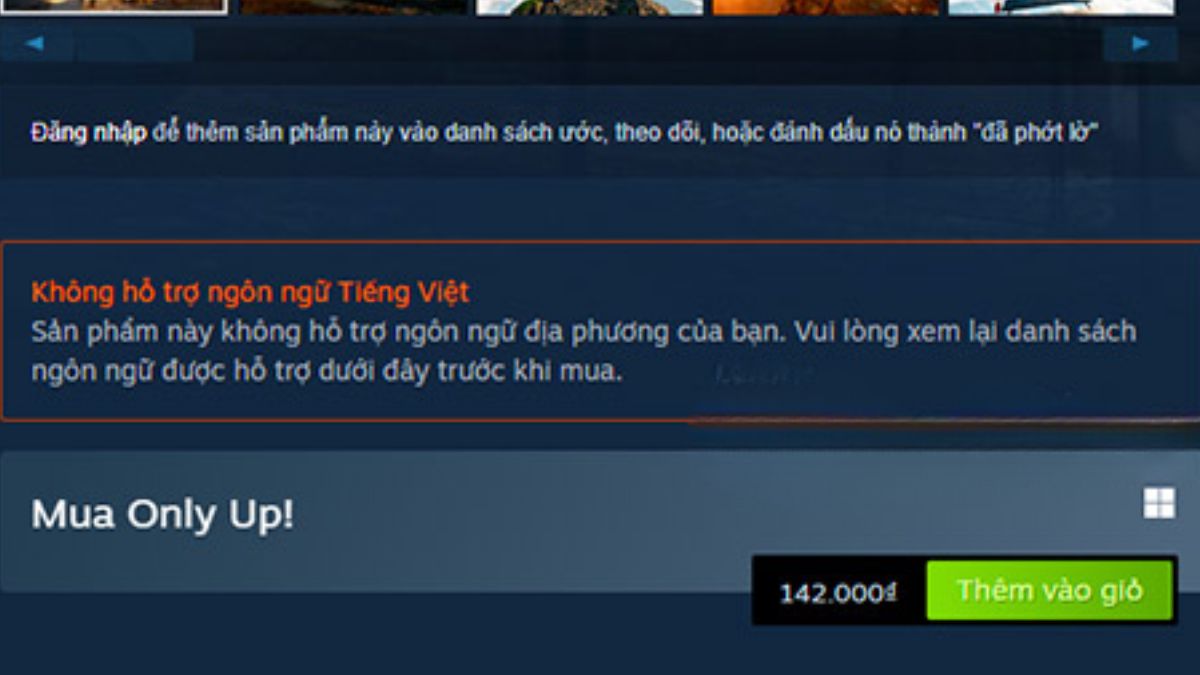 Game Only Up giá bao nhiêu?