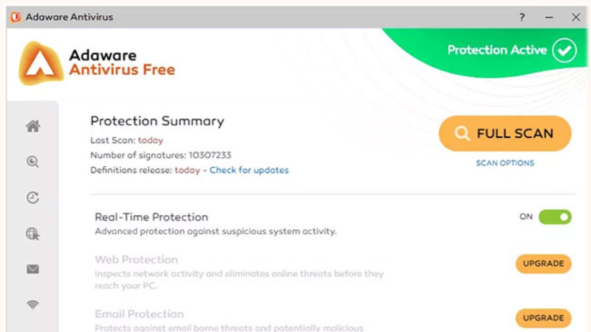 Phần mềm diệt Virus miễn phí AdAware Free AntiVirus