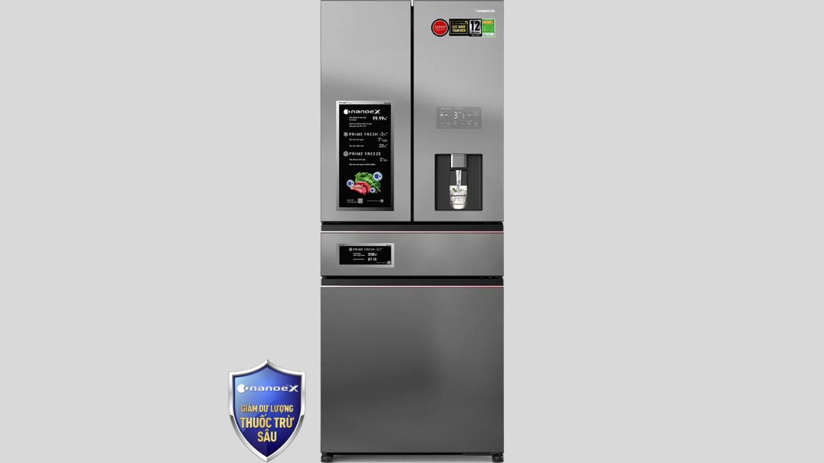 Review tủ lạnh panasonic được thiết kế sang trọng, tiện nghi