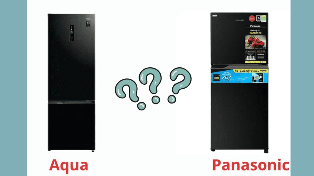 So sánh về thương hiệu tủ lạnh Aqua và Panasonic