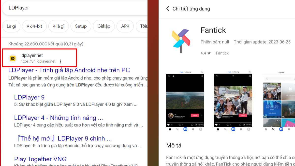 Cách tải Fantick trên máy tính PC