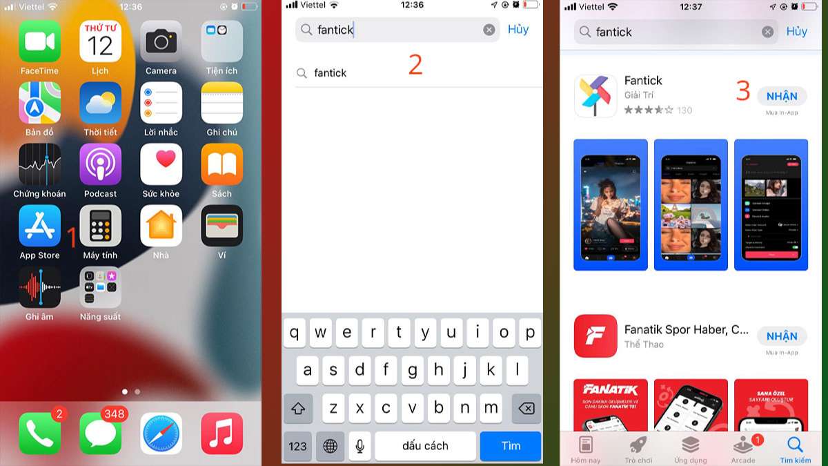 Cách tải Fantick trên iOS