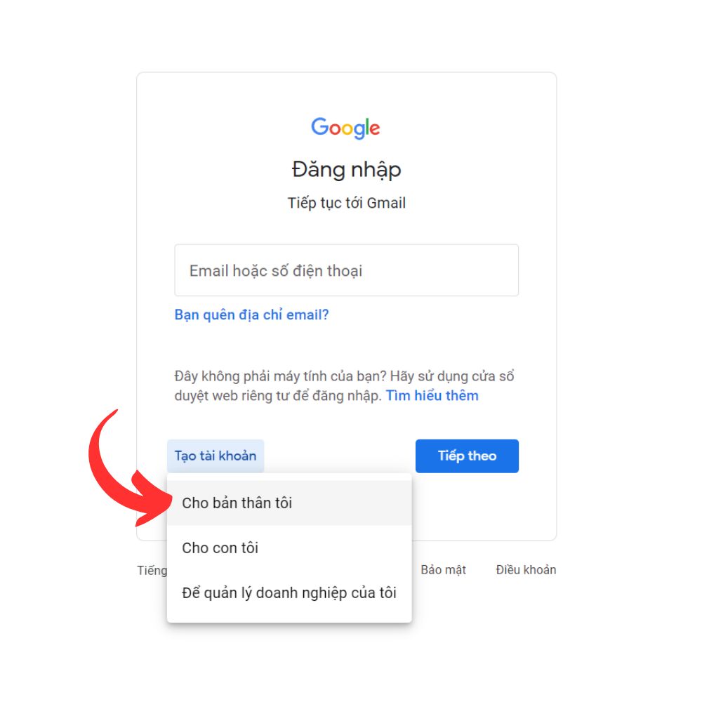 Hướng dẫn tạo Gmail ảo vô cùng đơn giản 2