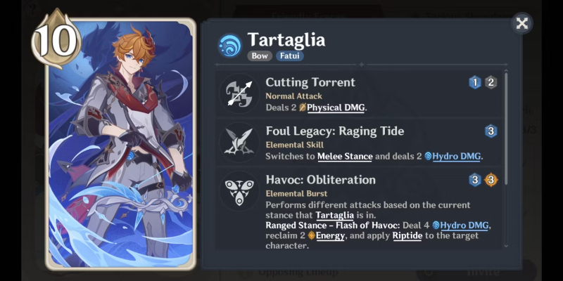 Tartaglia Thất Thánh Triệu Hồi