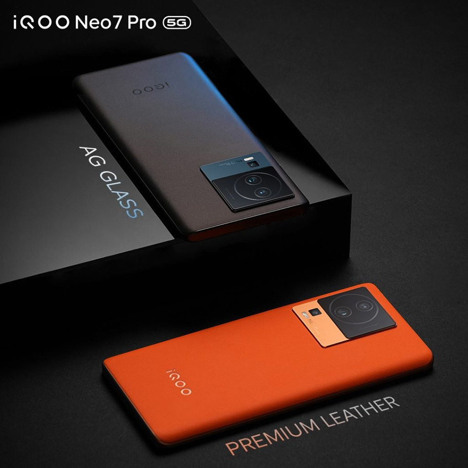 iQOO Neo 7 Pro có thiết kế ấn tượng