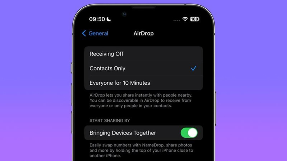 iOS 17 beta 4 giúp cải tiến tính năng NameDrop
