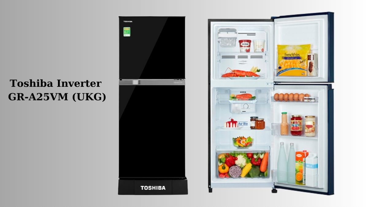 Tủ lạnh Toshiba có tốt không: Tủ lạnh Toshiba Inverter GR-A25VM (UKG) 