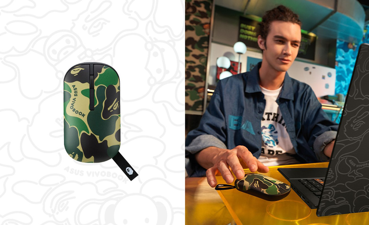 Phiên bản chuột đặc biệt cũng mang họa tiết BAPE® Edition