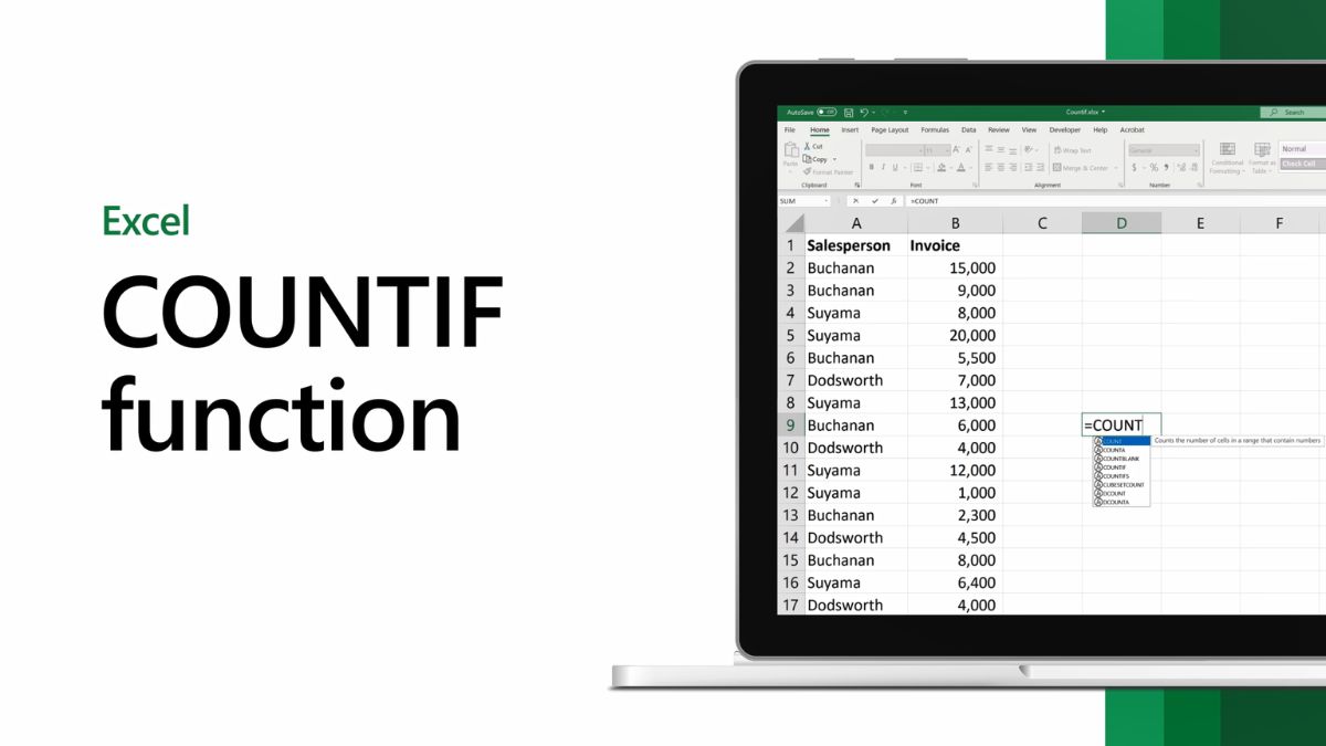 Công dụng hàm COUNTIF trong Excel là gì?
