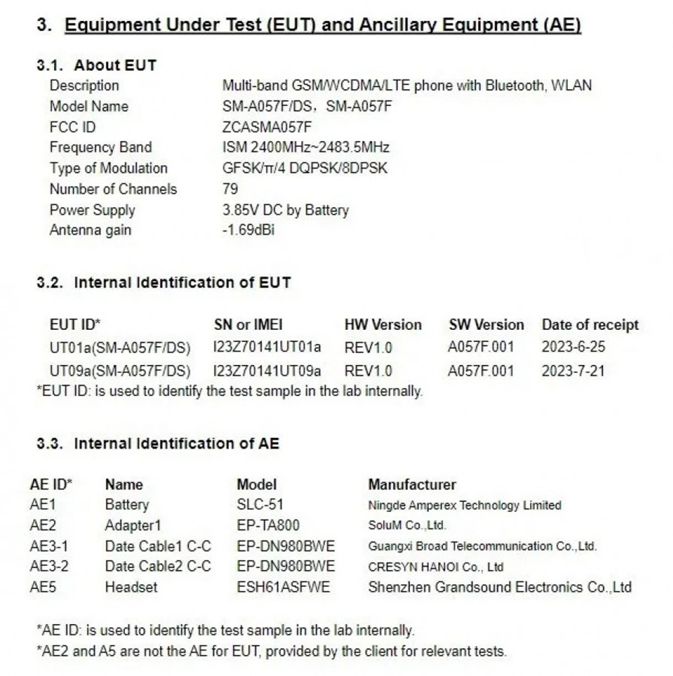 Galaxy A05s có sạc nhanh 25W